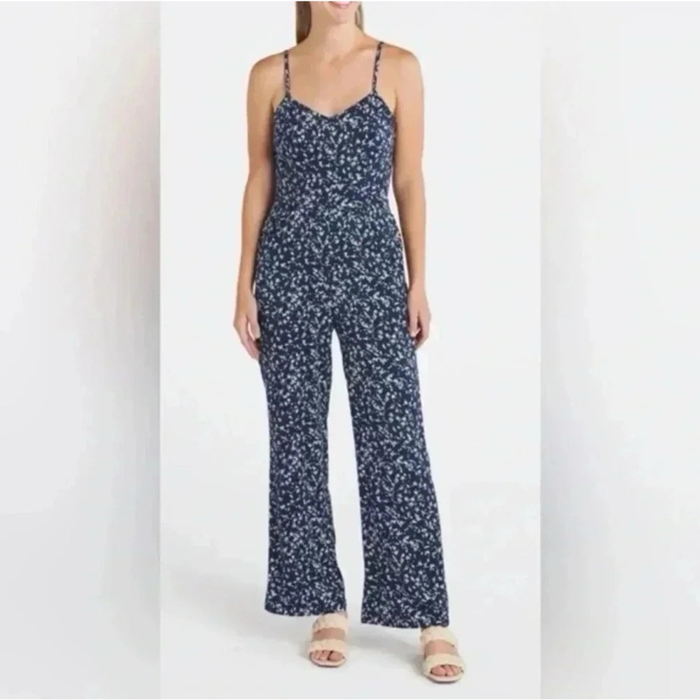 Floral Spaghetti Strap Jumpsuit
